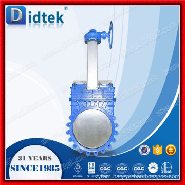 Didtek 100% Test cast steel Slurry Knife Gate Valve